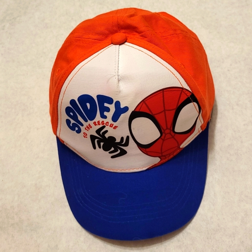 Marvel Spidey orange and blue cap